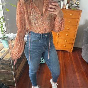 NWT Lulus Floral Bodysuit 🍑